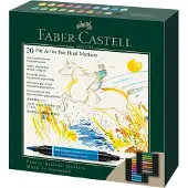 Faber-Castell tekenstift - Pitt Artist Pen - duo marker - 20 stuks - FC-162020