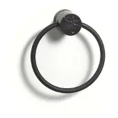 Aquanova Handdoekring Nero Black