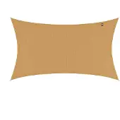 Kopu schaduwdoek rechthoek 2x4 m waterdicht zonnedoek zand