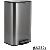 Luzzo nevada pedaalemmer 30 liter prullenbak mat rvs