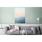 MuchoWow Wanddecoratie Metaal - Aluminium Schilderij Industrieel - Zee - Natuur - Zon - Water - 120x180 cm - Dibond - Foto op aluminium - Industriële muurdecoratie - Voor de woonkamer/slaapkamer