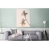 MuchoWow Wanddecoratie Metaal - Aluminium Schilderij Industrieel - Palmbomen - Lucht - Natuur - Wolken - 120x160 cm - Dibond - Foto op aluminium - Industriële muurdecoratie - Voor de woonkamer/slaapkamer