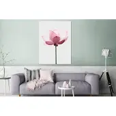 MuchoWow Wanddecoratie Metaal - Aluminium Schilderij Industrieel - Bloemen - Roze - Natuur - Botanisch - 120x160 cm - Dibond - Foto op aluminium - Industriële muurdecoratie - Voor de woonkamer/slaapkamer