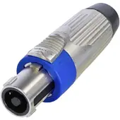 Neutrik NLT4FXX Stekker Bus Aantal polen: 4 Zilver, Blauw 1 stuk(s) Piece