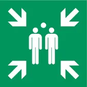 ARBO centrum Verzamelplaats pictogram