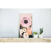 MuchoWow Wanddecoratie Metaal - Aluminium Schilderij Industrieel - Bloemen - Natuur - Planten - 20x40 cm - Dibond - Foto op aluminium - Industriële muurdecoratie - Voor de woonkamer/slaapkamer