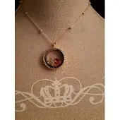 Sophie Kort collier met hanger/medaillon