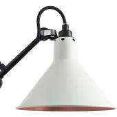 DCW éditions Gras n°411 Vloerlamp White | Copper | Conical