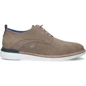 No Stress Taupe suède veterschoenen | Maat 43