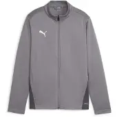 Puma Sportjas 'TeamGoal' grijs / donkergrijs / wit
