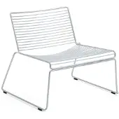 HAY Hee lounge stoel sled base Galvanized