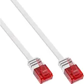 InLine Platte patchkabel, UTP, Cat. 6, wit, 5m