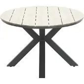 Garden Impressions Edison tuintafel Ø122 cm light teak vironwood
