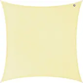 Kopu schaduwdoek 3x3m vierkant waterdicht 230 gram zonnedoek creme