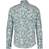 Lerros Heren overhemd 24214061 622 coastal sea blue