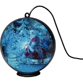 Konstsmide Kerstbol met kerstman en slee | | Ø 15 cm