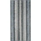 Cawö Handdoek Cawö Unique Stripes Anthracite (3-delig)