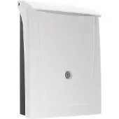 Profirst Mail PM 780 Kunststof Brievenbus Zwart-Wit