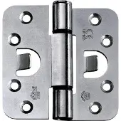 Bsw veiligheidsscharnier Protect 818, afgeronde hoek, accoya-proof, 89x80mm, SKG**