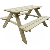 MaxxGarden Kinder Picknicktafel - 90x79x50cm - Hout