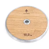 Nohrd Weight Plate - Halterschijf - 10 kg - Walnoot