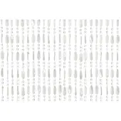 Wicotex Vliegengordijn Charlotte 90x220cm wit Wit PVC Deurhor