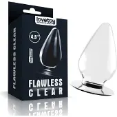 Lovetoy - Transparante Buttplug - Flawless - 11.5 x 6 cm
