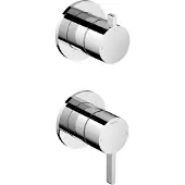 Hotbath Ace AC129EXT Afbouwdeel Mengkraan Met 2-weg Omstel - Chroom - Kranen, Badkranen, Inbouw Badkranen - 8720847723352