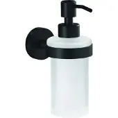 TESA MOON BLACK 40565-00000-00 Zeepdispenser 200 ml Zwart (mat), Glas gesatineerd