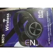 HBS Wireless M575 Over-ear Koptelefoon (zwart) - Draadloze Bluetooth Headset Met Hi-fi Geluid En Microfoon - Comfortabele Hoofdtelefoon Met Usb Oplaadkabel