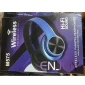 HBS Wireless M575 Over-ear Koptelefoon (blauw) - Draadloze Bluetooth Headset Met Hi-fi Geluid En Microfoon - Comfortabele Hoofdtelefoon Met Usb Oplaadkabel