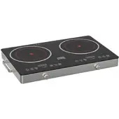Winning Star St-9676 Dubbele Keramische Kookplaat – 59 Cm Breed – 2 Zones – 1800w + 1800w