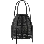 J-Line Lantern Hood Bamboo Black Large