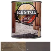 Restol Houtolie Zijdeglans Grijs 2,5 LTR