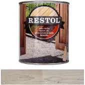 Restol Houtolie Zijdeglans White Wash 1 LTR