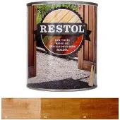 Restol Houtolie Zijdeglans Notenbruin 2,5 LTR