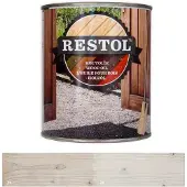 Restol Houtolie Zijdeglans Parelwit 1 LTR