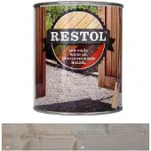 Restol Houtolie Zijdeglans Lichtgrijs 1 LTR