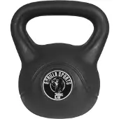 Gorilla Sports Kettlebell 20 kg zwart kunststof