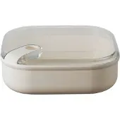 Omada Lunchbox Pull Box Vierkant Laag Beige 1L