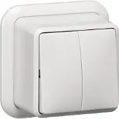 Technische Unie Gira Serieschakelaar Opbouw Wit 310511