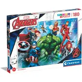 Clementoni - Puzzel - 180 Stukjes - Marvel Avengers Supercolor - Vanaf 7 Jaar