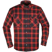 Modeka Colden Motoshirt Zwart Rood Maat M