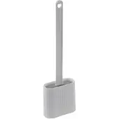 Aqualine Siliconen toiletborstel/houder, wit