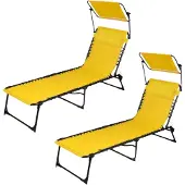 Sunnydays SET X 2 ZONLOADER "LE PLAYA" MET PARASOL EN MOSTERDGEEL KUSSEN
