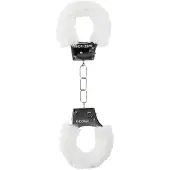 Ouch! – Plezier Fluwelen Handboeien voor Stoute Spellen – Wit