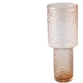 Ptmd collection PTMD Vaas Blane - 12x12x32 cm - Glas - Bruin