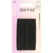 Zenner Elastieken Metal Free Zwart 15 stuks