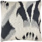 Malagoon Ikat Sierkussen 50 x 50 cm - Antraciet