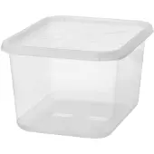 Smartstore 3062070 Aufbewahrungsbox BASIC M, 25 Liter, transparent